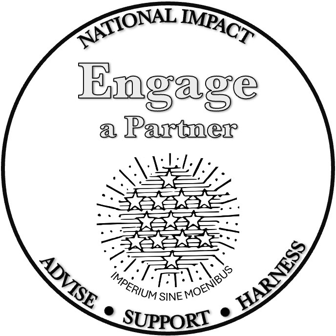 Engage a partner. Advise, support, harness. National impact.